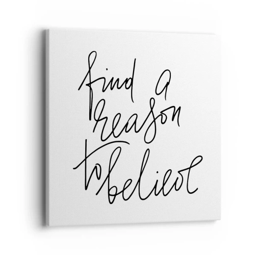 Lærredstryk - Billede på lærred - Det er muligt - 40x40 cm