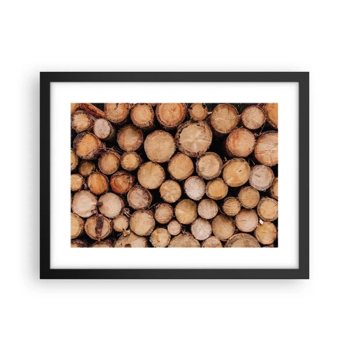 Plakat i sort ramme - En ny begyndelse - 40x30 cm