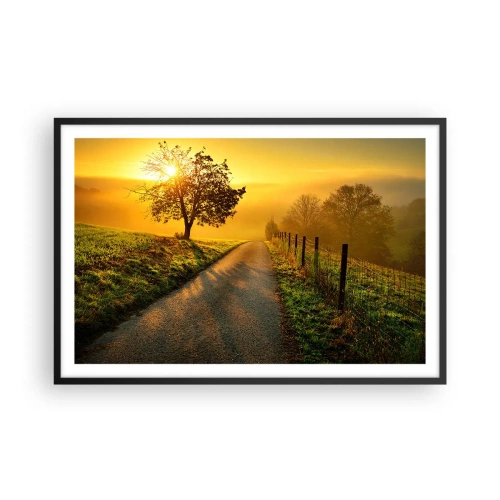 Plakat i sort ramme - Kære eftermiddag - 91x61 cm