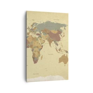 Lærredstryk - Billede på lærred - For dig - hele verden - 80x120 cm