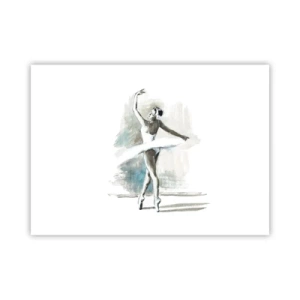 Plakat - Fortryllet til en svane - 70x50 cm