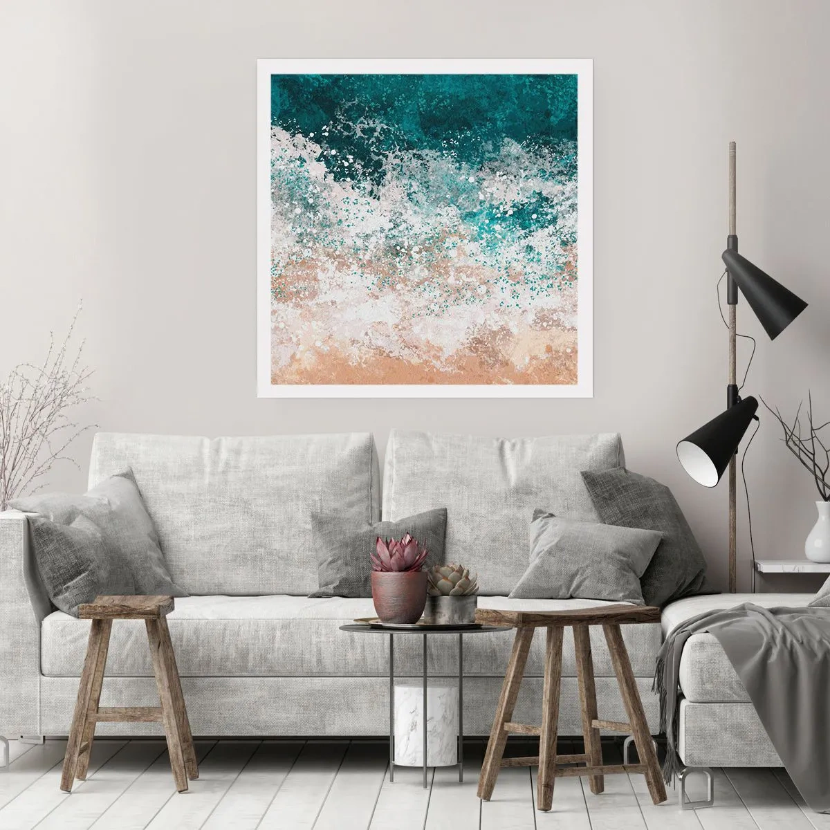 Plakat - Historier fra havet - 50x50 cm