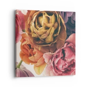 Lærredstryk - Billede på lærred - Fejring af livet - 40x40 cm