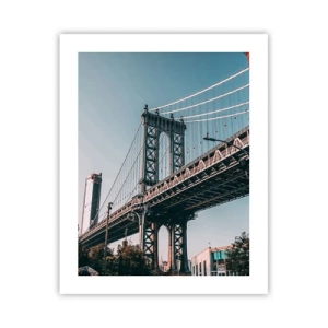 Plakat - Over byens bølger - 40x50 cm