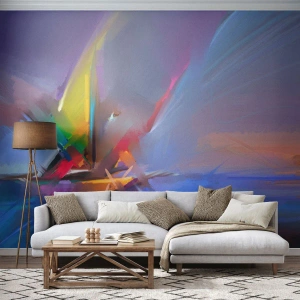Fototapet Premium Sand - Propeller som en fugl - Abstraktion, Stykke, Sejlbåd - 100x70 cm