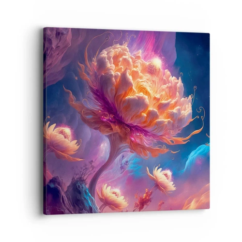 Lærredstryk - Billede på lærred - En anden verden - 40x40 cm