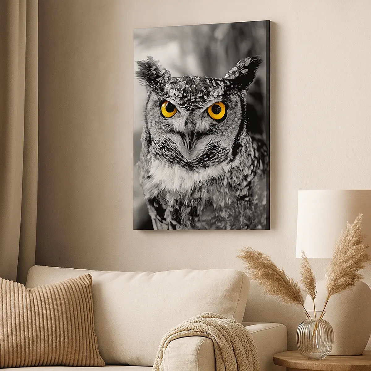 Lærredstryk - Billede på lærred - Intet kan skjules - 50x70 cm