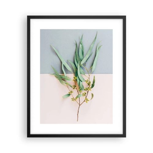 Plakat i sort ramme - Pastelfarvernes subtilitet - 40x50 cm