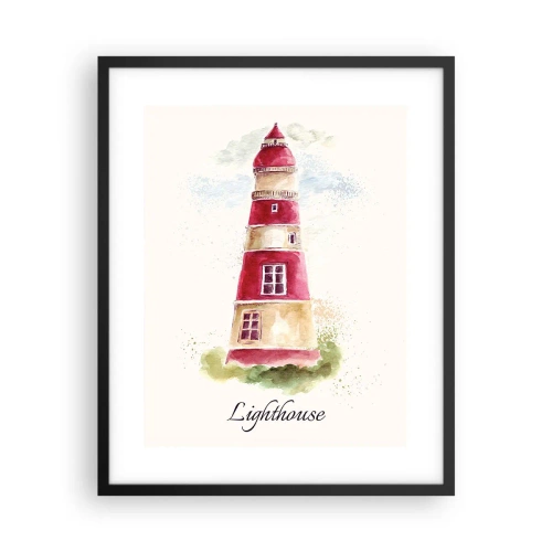 Plakat i sort ramme - Altid vejret omkring - 40x50 cm