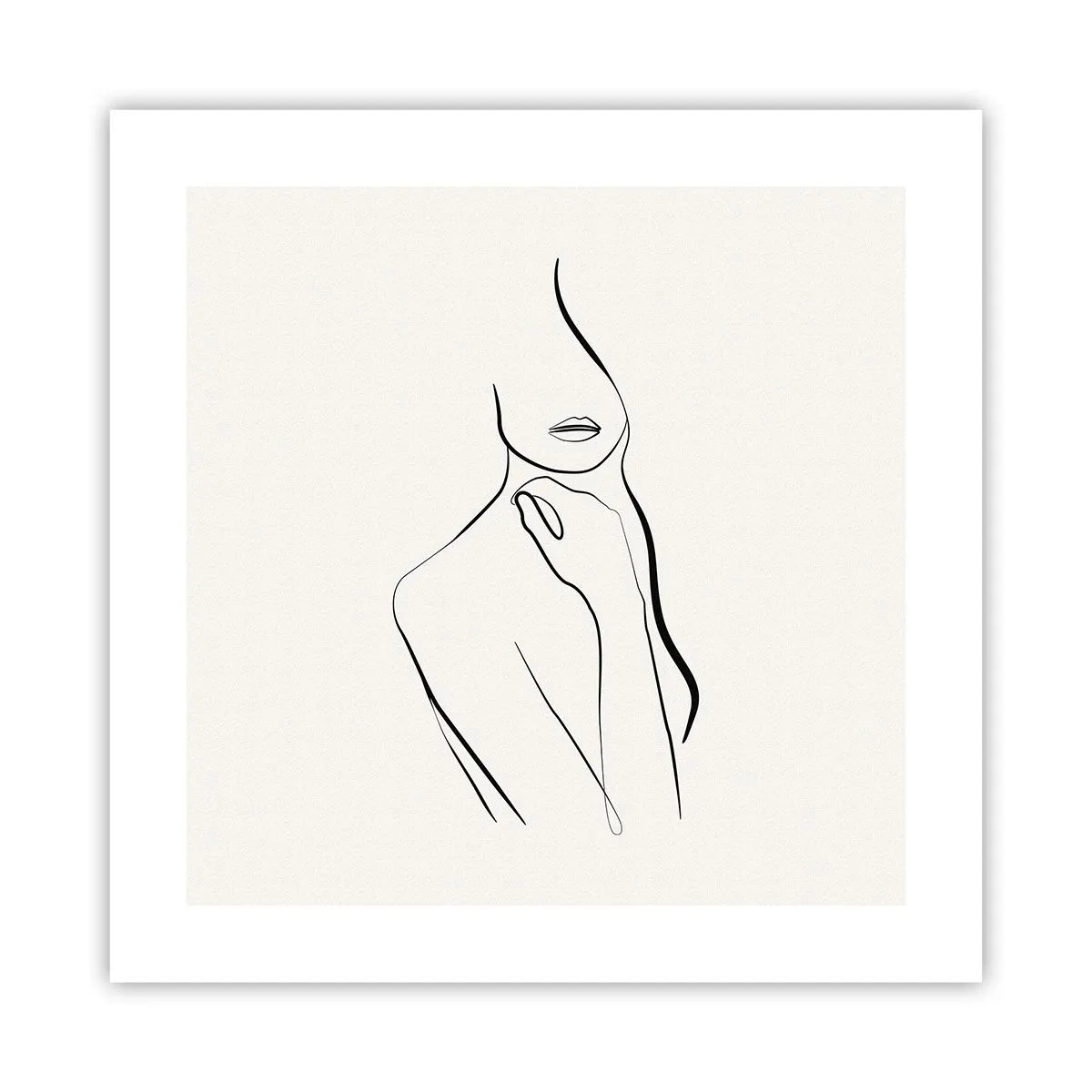 Plakat - Bølge af melankoli - 40x40 cm