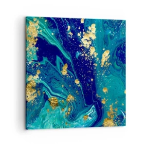 Lærredstryk - Billede på lærred - Solblade  - 50x50 cm