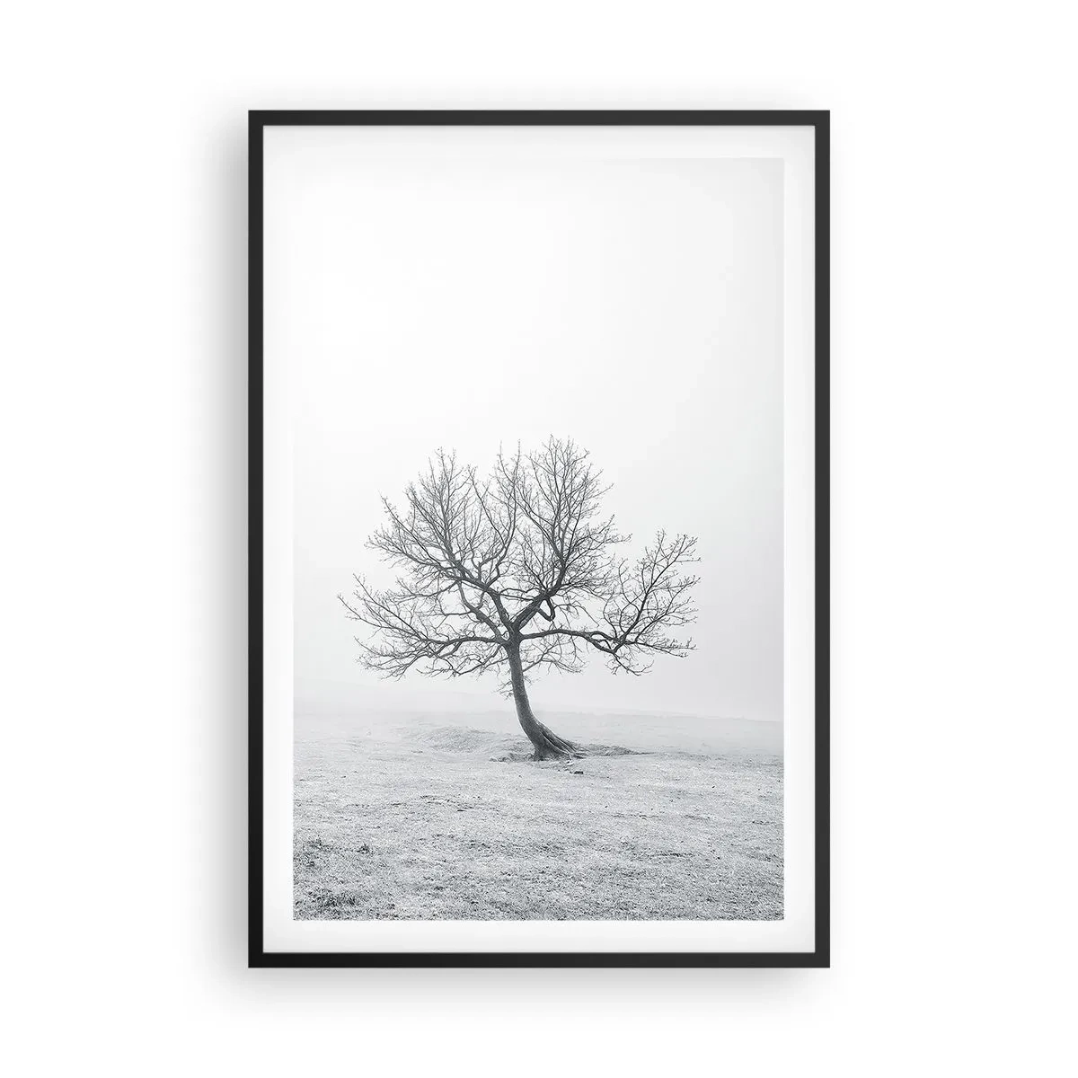 Plakat i sort ramme - Mod intetheden - 61x91 cm
