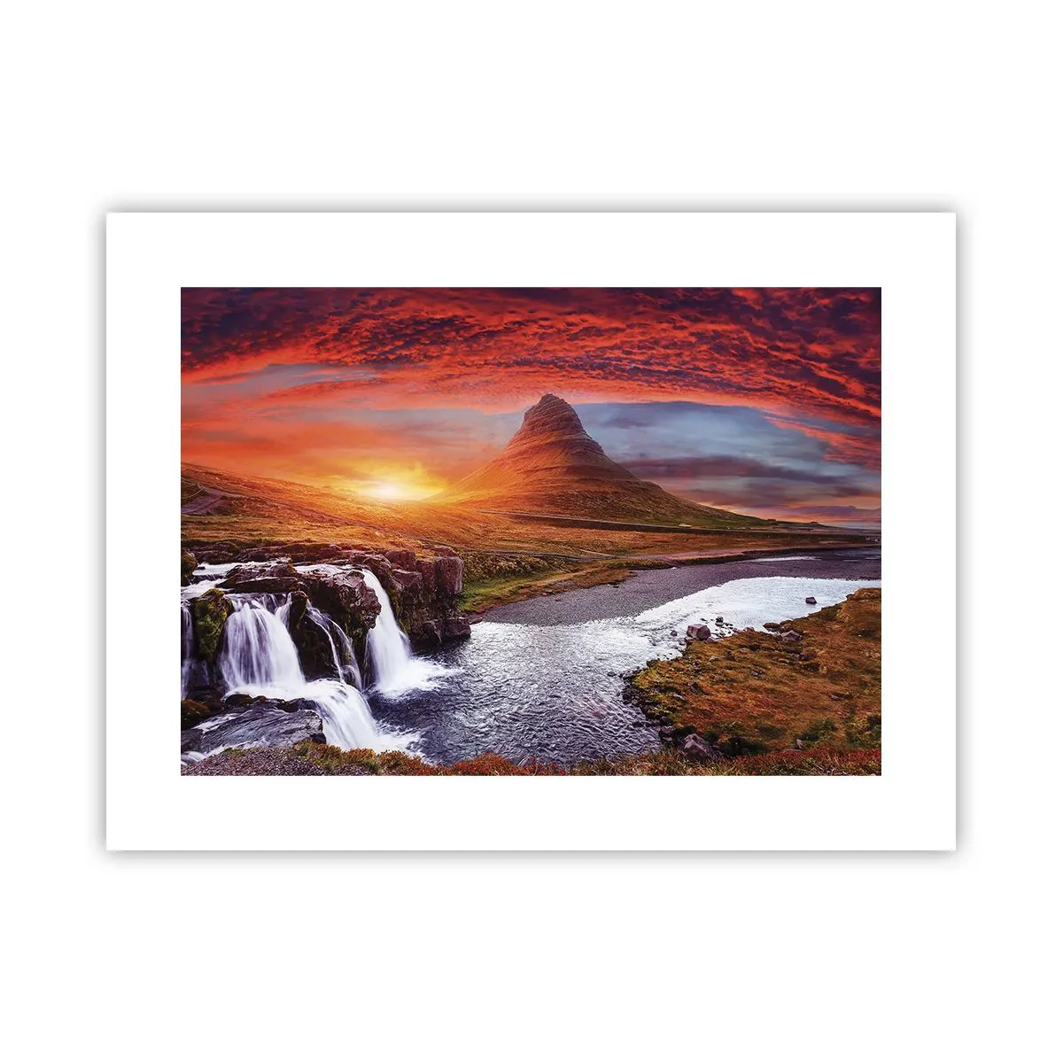 Plakat - En udsigt over Midgård - 40x30 cm