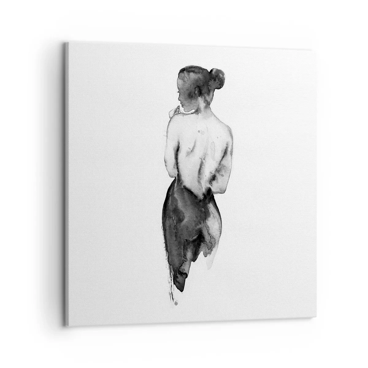 Lærredstryk - Billede på lærred - Med hende forsvinder verden - 50x50 cm