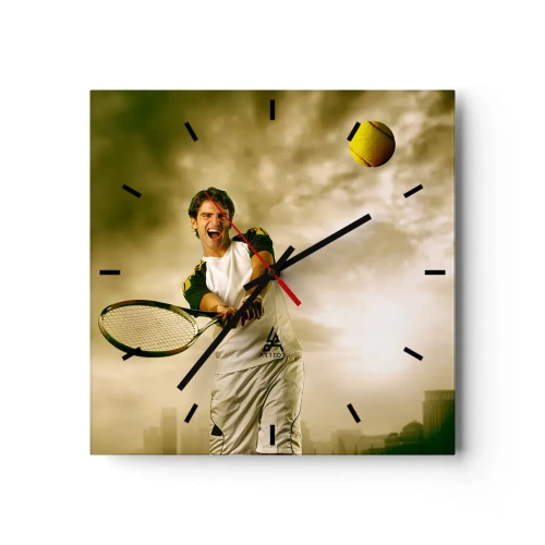 Vægur, Uret - Energi og glæde - 30x30 cm