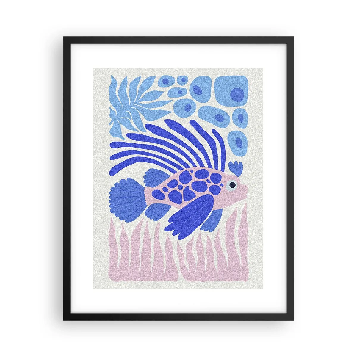 Plakat i sort ramme - I dit rette element - 40x50 cm