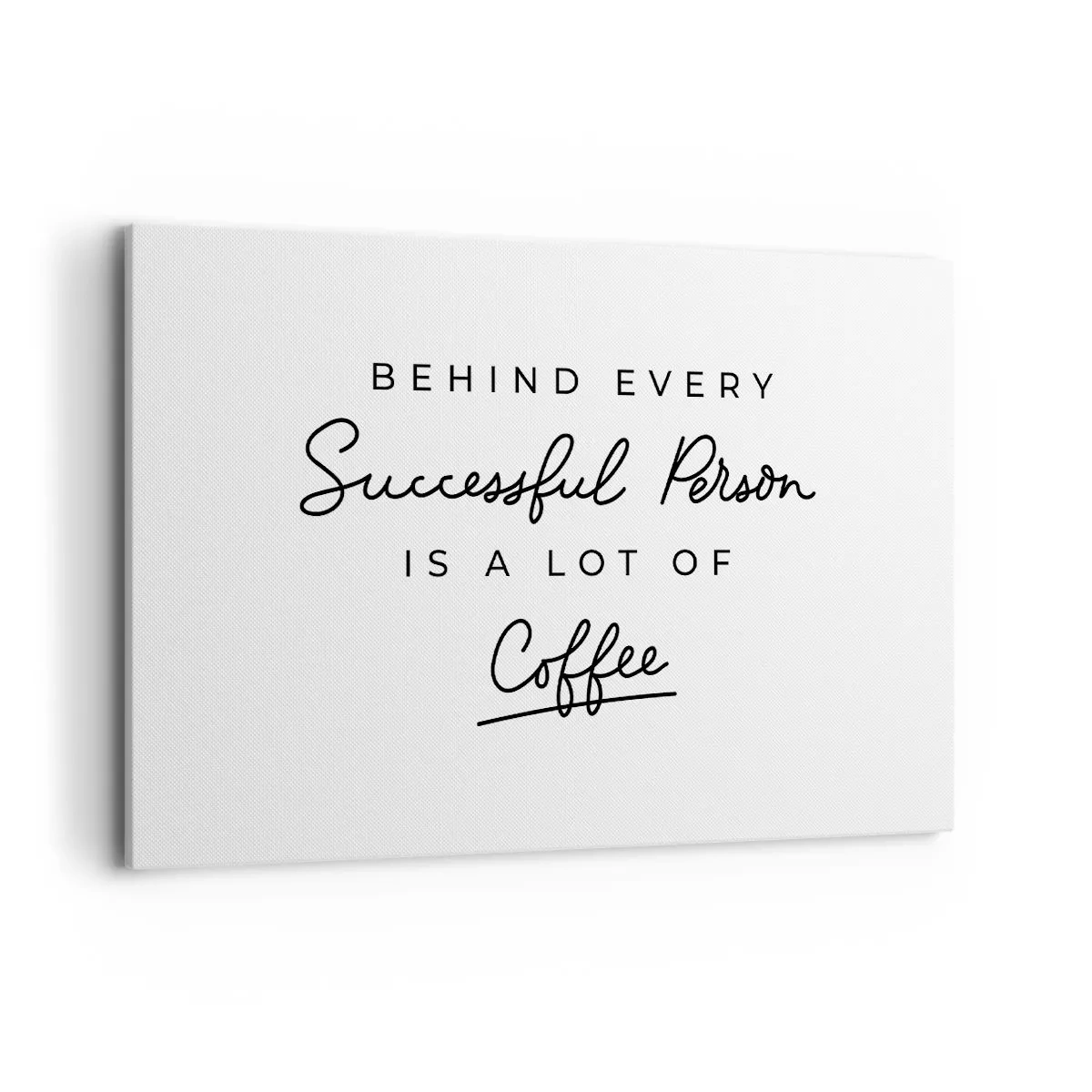 Lærredstryk - Billede på lærred - Hemmeligheden bag succes - 120x80 cm