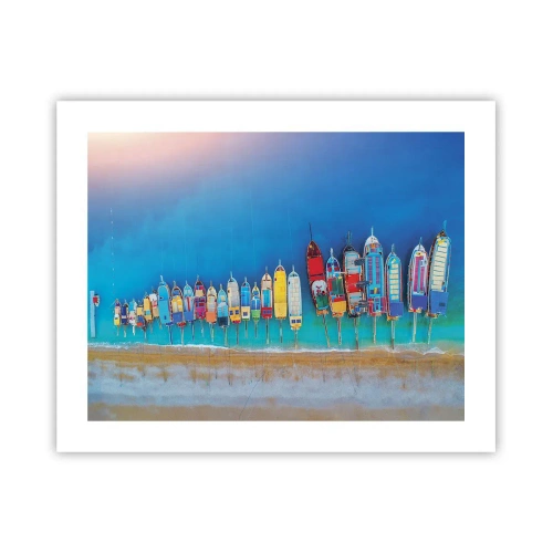 Plakat - Fra et fugleperspektiv - 50x40 cm