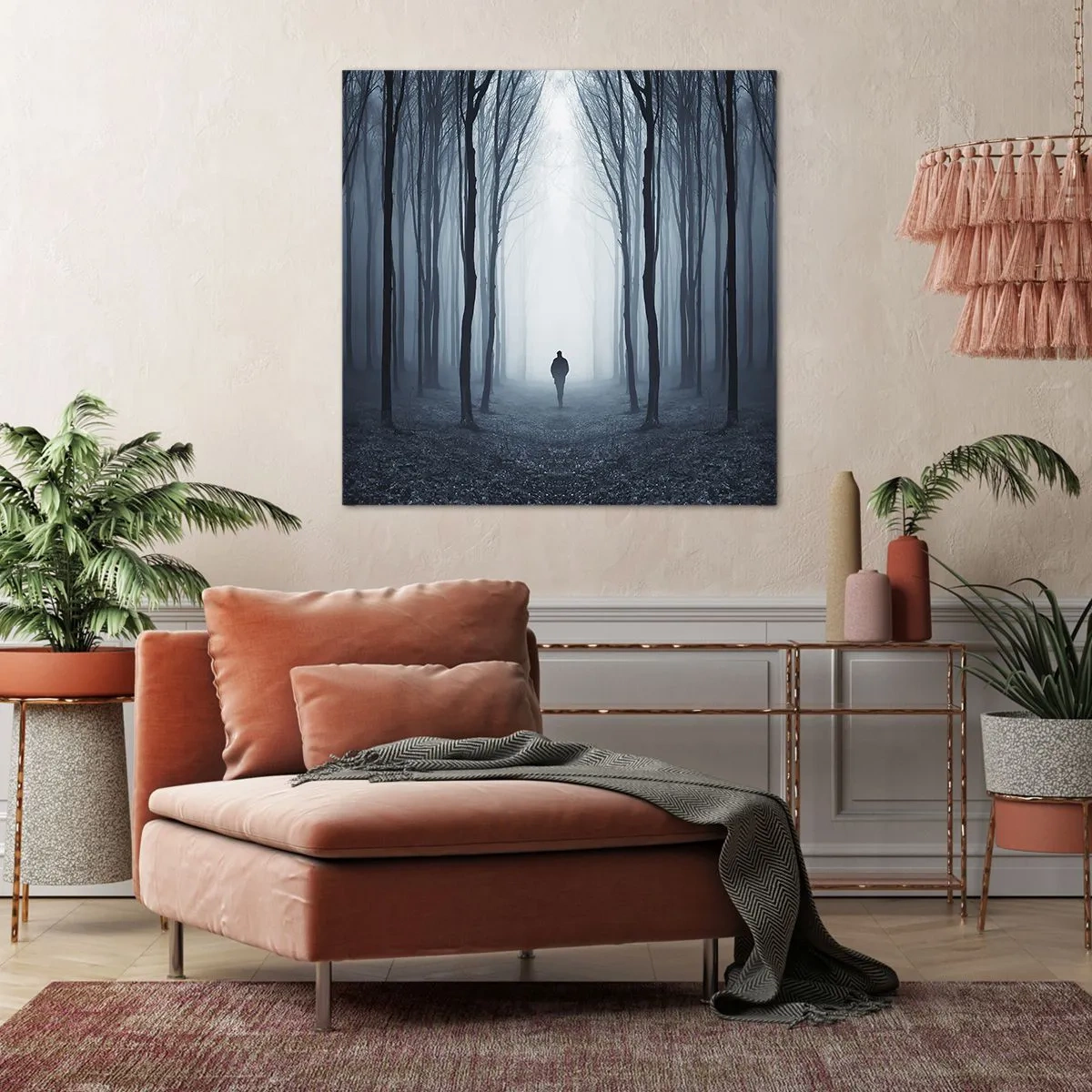 Lærredstryk - Billede på lærred - Og alt sammen ganske enkelt - 60x60 cm