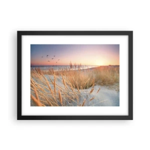 Plakat i sort ramme - Baltisk vuggevise - 40x30 cm