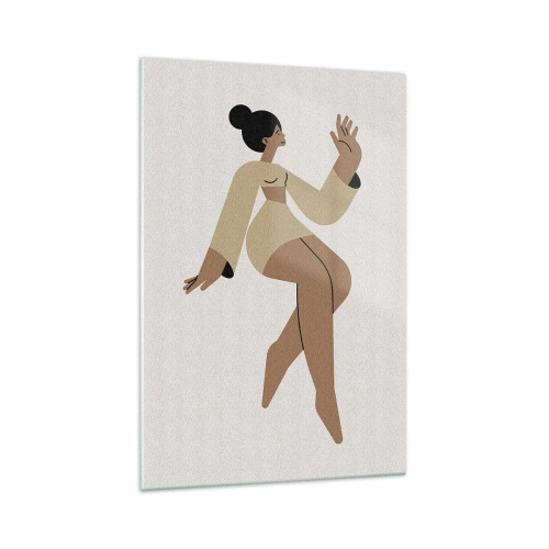 Billede på glas - Form af nåde - 70x100 cm