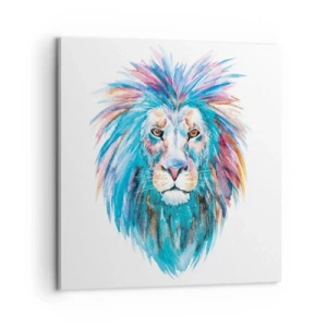 Lærredstryk - Billede på lærred - En elektrificerende aura - 60x60 cm