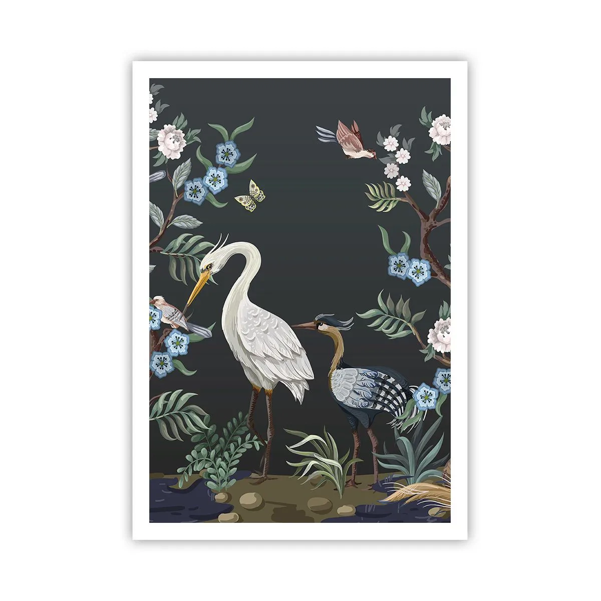 Plakat - Fugleparade - 70x100 cm