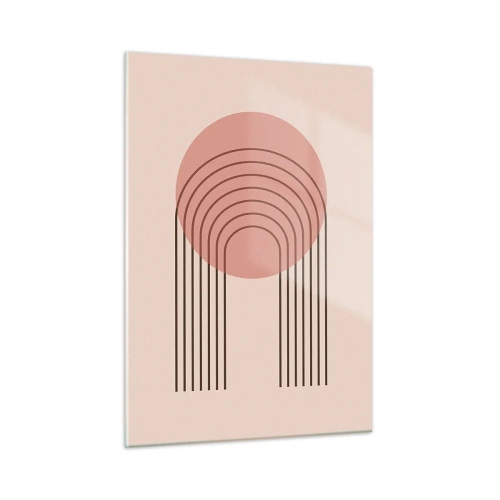 Billede på glas - Uimodståelig tiltrækningskraft - 50x70 cm