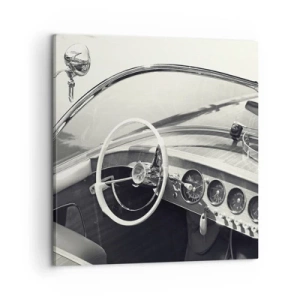 Lærredstryk - Billede på lærred - Vejr for de rige - 60x60 cm