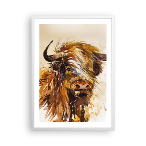 Plakat i hvid ramme - Jægerens stolthed - 50x70 cm