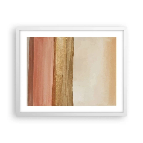 Plakat i hvid ramme - Lodret sammensætning - 50x40 cm