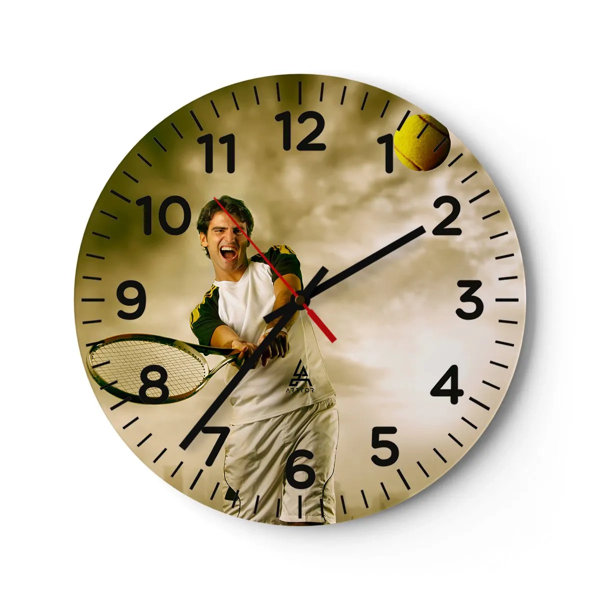 Vægur, Uret - Energi og glæde - 30x30 cm