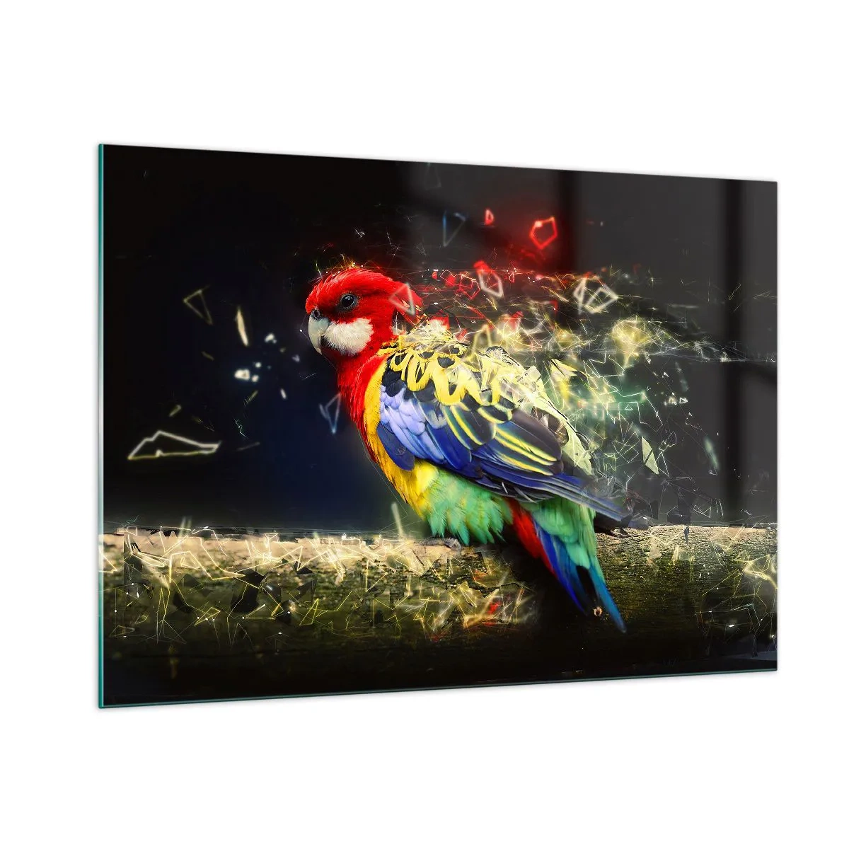 Billede på glas - Budbringeren af udstråling - 100x70 cm