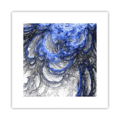 Plakat - En bølges fødsel - 30x30 cm