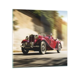 Billede på glas - Smukkere end Nike fra Samothrake - 30x30 cm