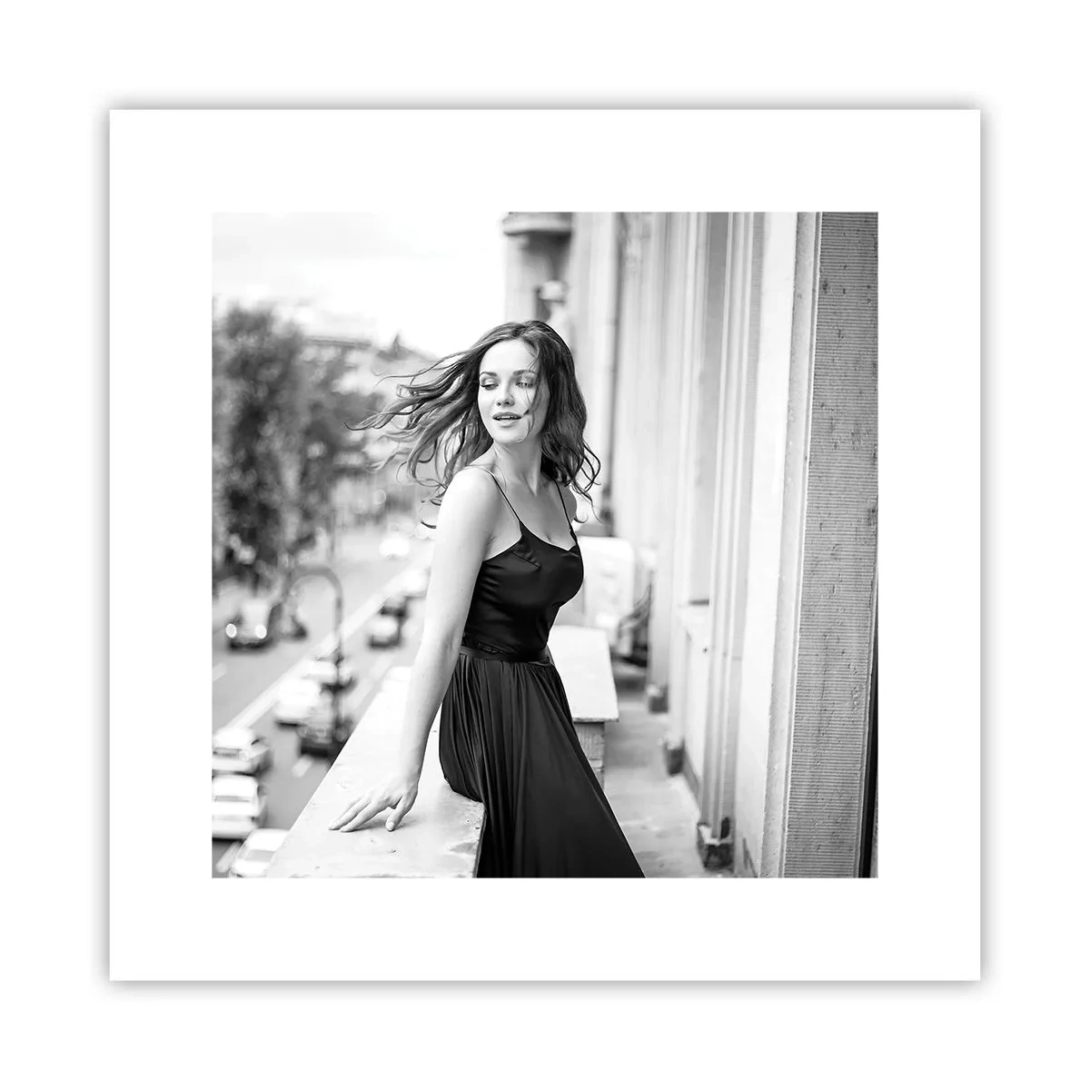 Plakat - Bestemt en pariser - 30x30 cm