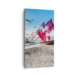 Lærredstryk - Billede på lærred - Et velfortjent hvil - 55x100 cm