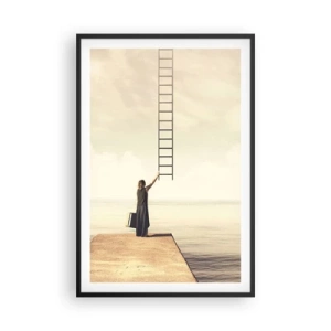 Plakat i sort ramme - En magisk rejse - 61x91 cm