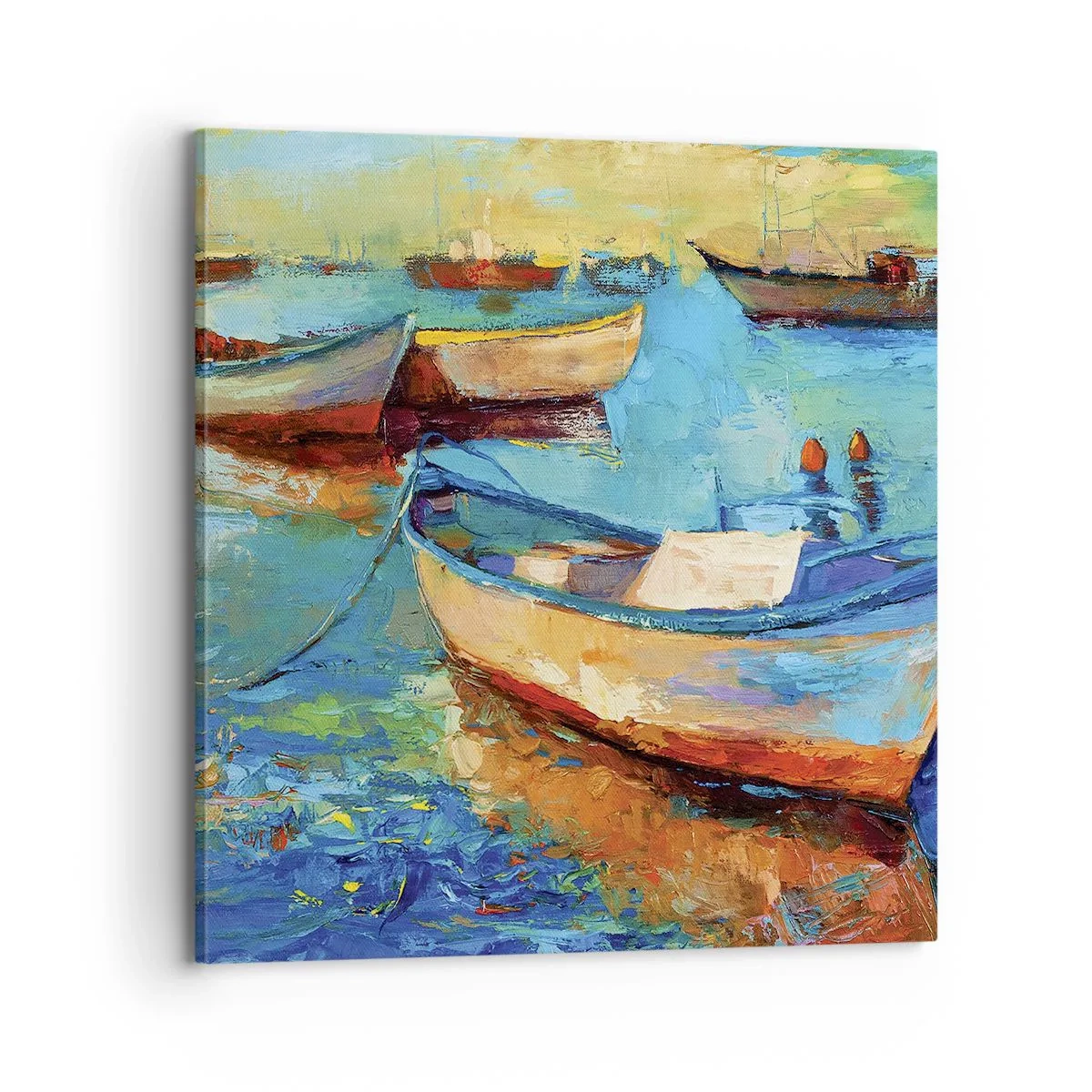 Lærredstryk - Billede på lærred - I den sydlige bugt - 70x70 cm