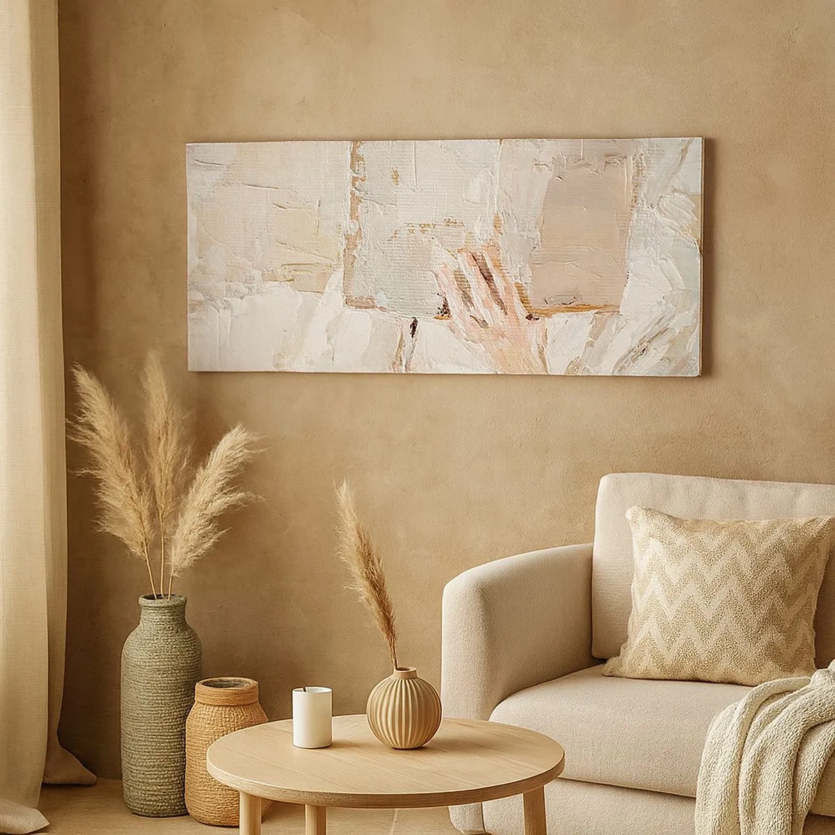 Lærredstryk - Billede på lærred - I en anden verden - 100x40 cm