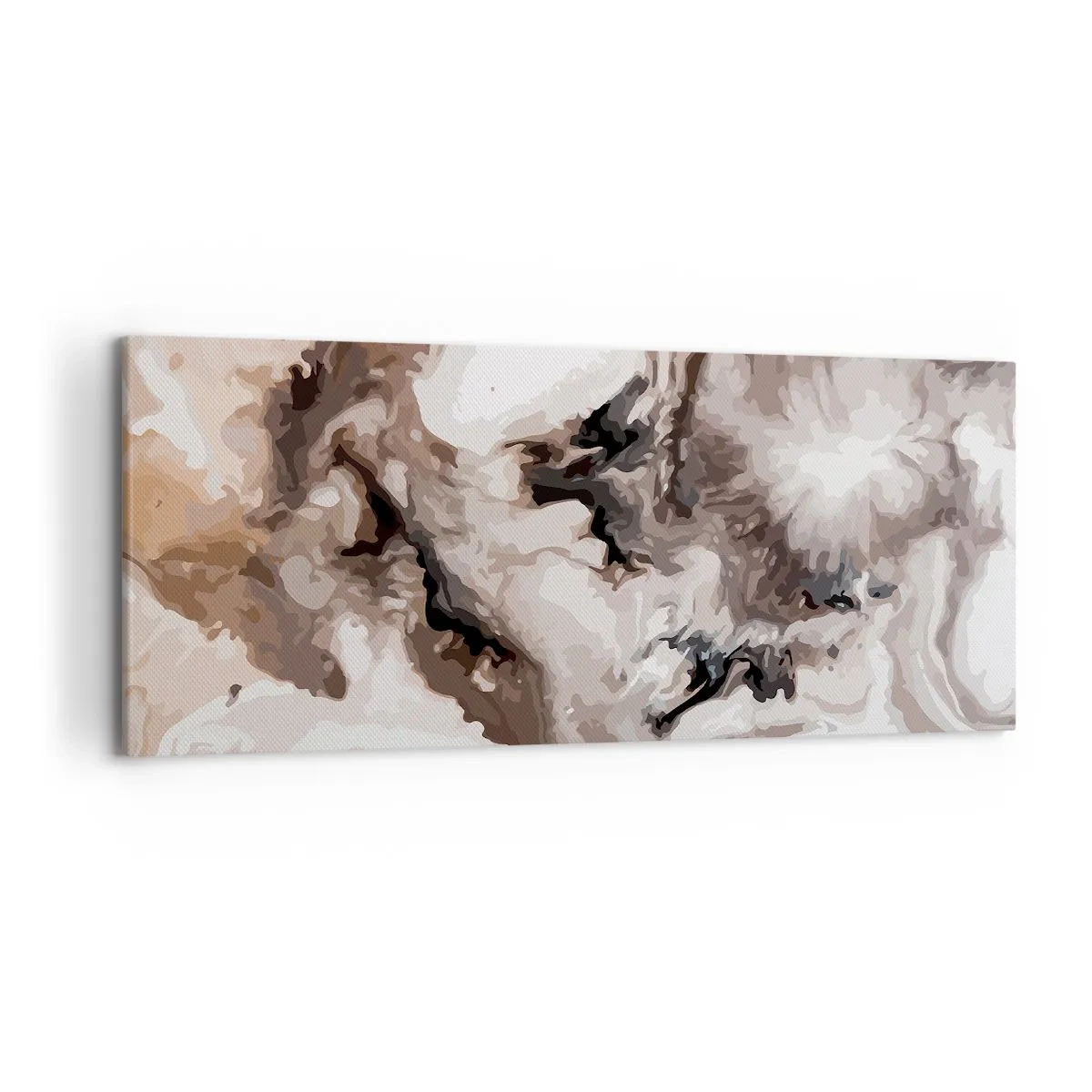 Lærredstryk - Billede på lærred - En galakses fødsel - 120x50 cm