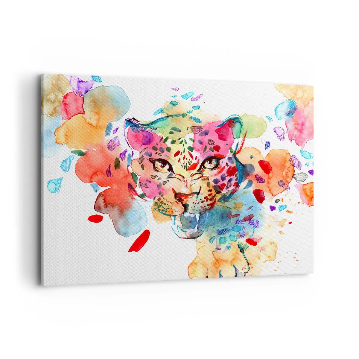 Lærredstryk - Billede på lærred - Skønheden og udyret - 100x70 cm