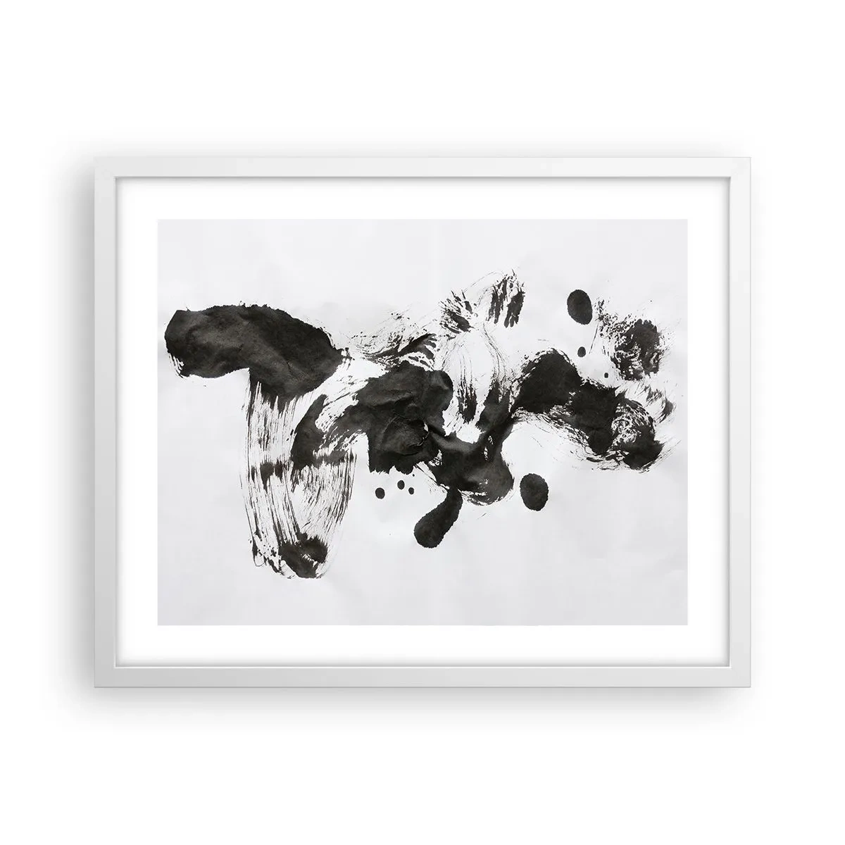 Plakat i hvid ramme - En metode i galskaben? - 50x40 cm