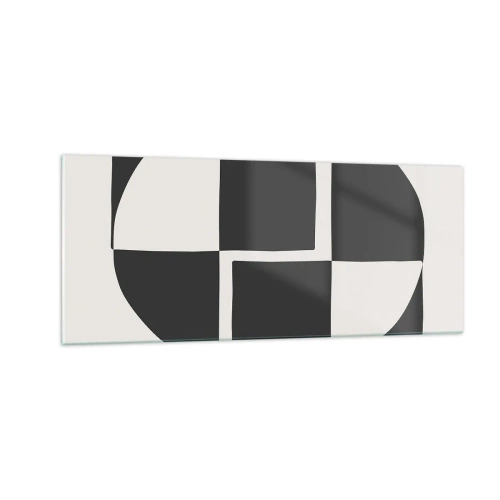 Billede på glas - Antitese - syntese - 100x40 cm
