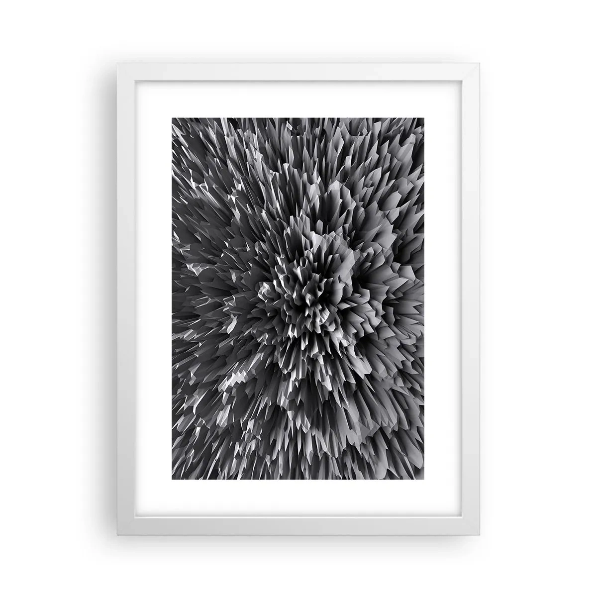 Plakat i hvid ramme - Det kan ikke blive skarpere end dette - 30x40 cm