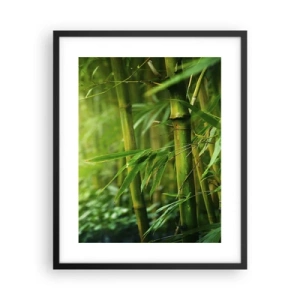 Plakat i sort ramme - Lær selve det grønne at kende - 40x50 cm