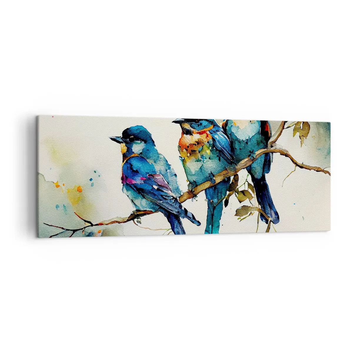 Lærredstryk - Billede på lærred - Er han fornærmet? - 140x50 cm