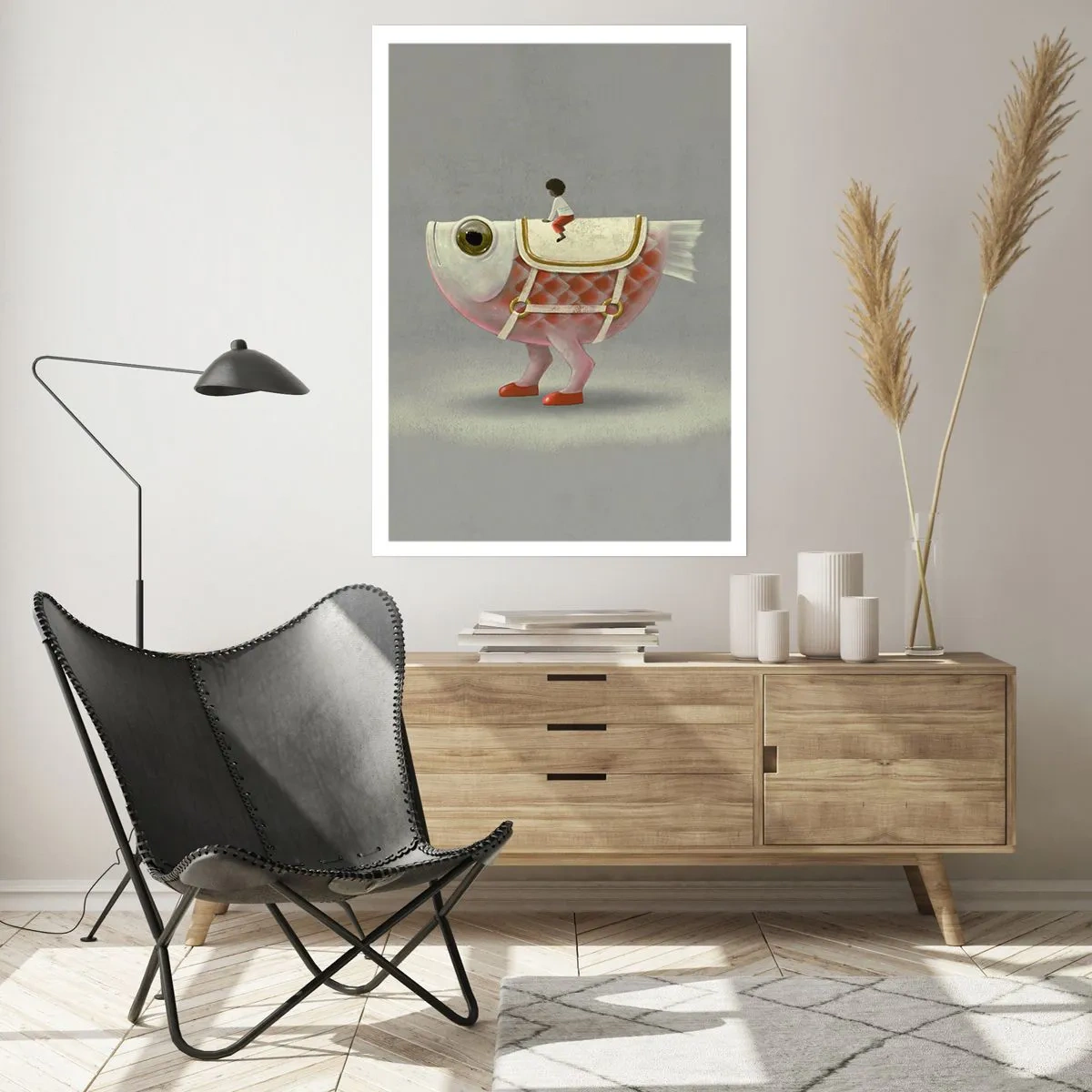 Plakat - Rybonski rytter - 61x91 cm
