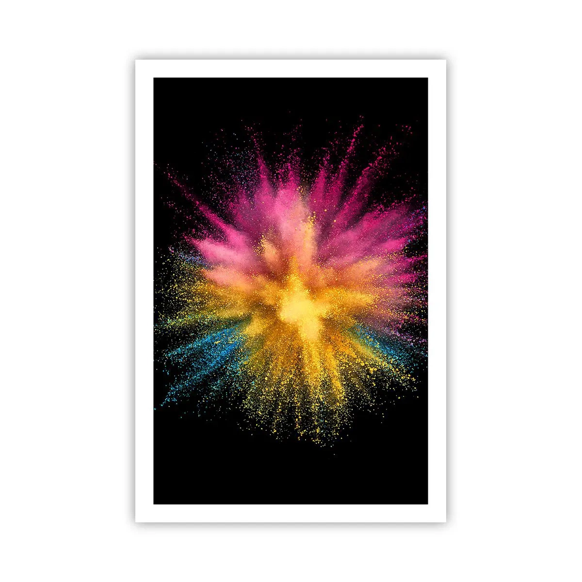 Plakat - Farvernes fødsel  - 61x91 cm