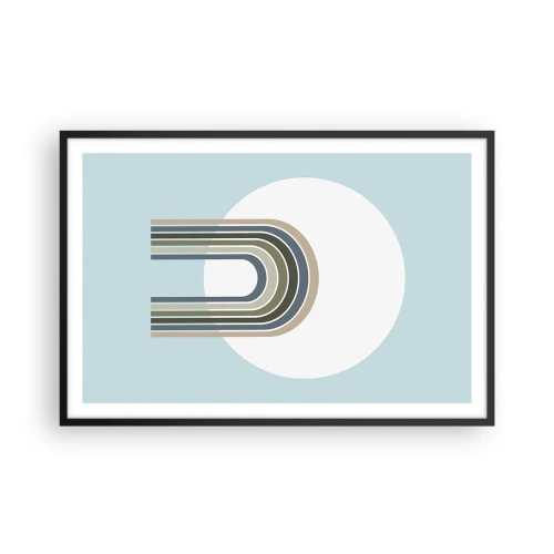 Plakat i sort ramme - Uimodståelig tiltrækningskraft - 91x61 cm